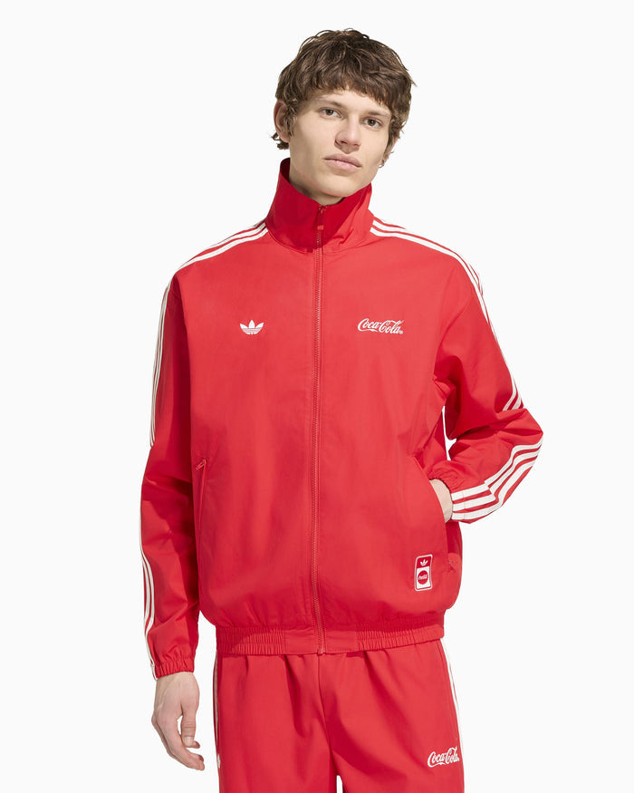 Jackets Coats adidas Originals x Coca-Cola Firebird Classic Logo Men's Track Jacket - KY2111