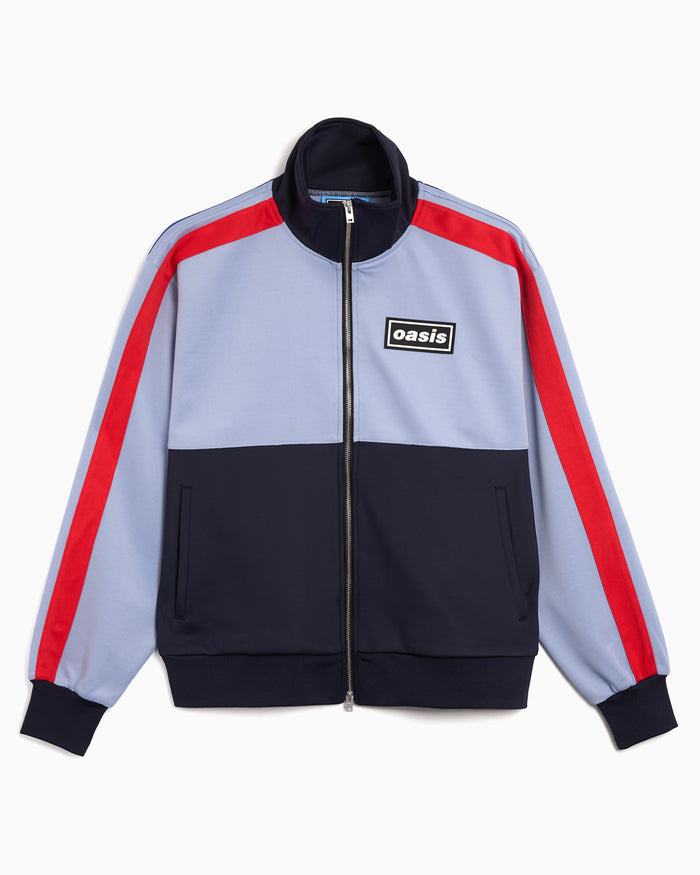 Jackets Coats Pleasures x Oasis Forever Logo Men's Track Jacket - P26OA003-POWDERBLUE
