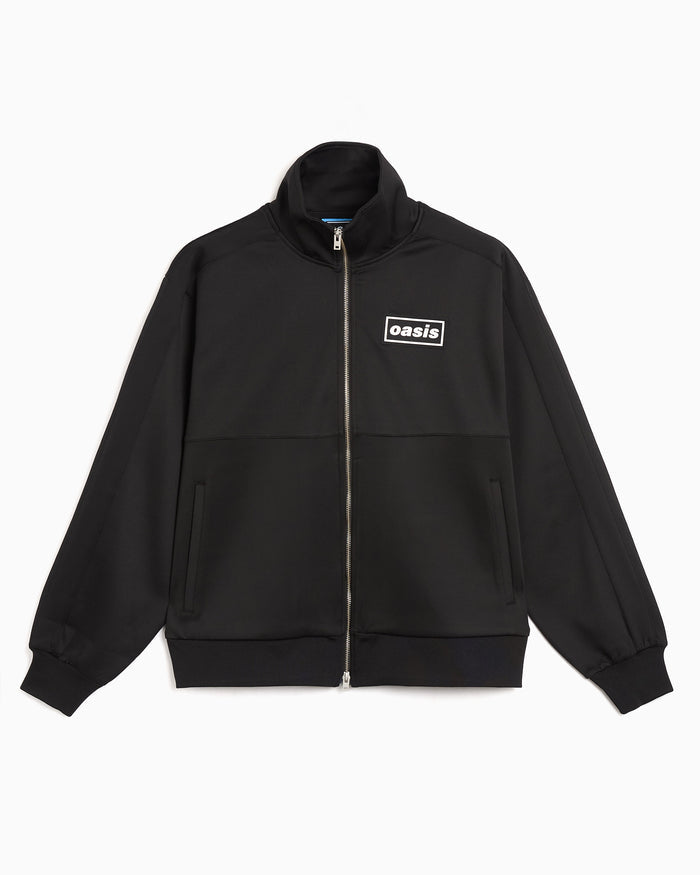 Jackets Coats Pleasures x Oasis Forever Logo Men's Track Jacket - P26OA003-BLACK