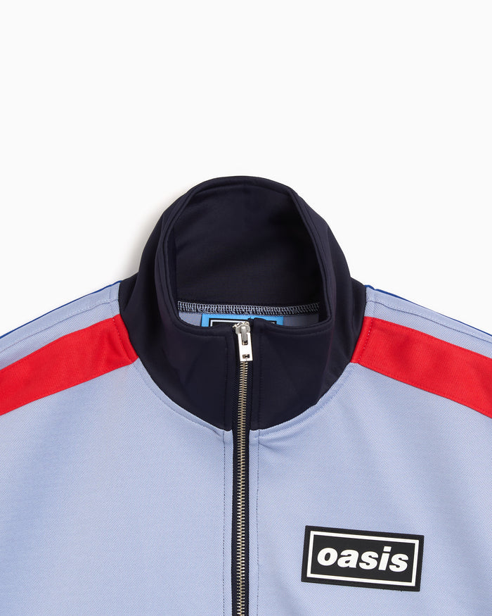 Jackets Coats Pleasures x Oasis Forever Logo Men's Track Jacket - P26OA003-POWDERBLUE