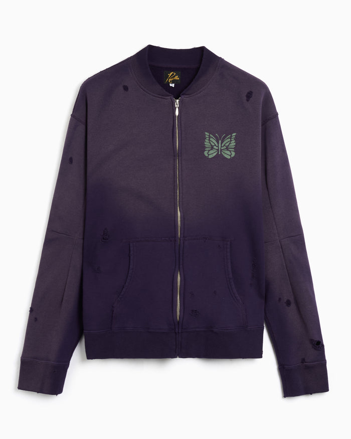 Jackets Coats Needles Deconstructed Logo Relaxed Men's Track Jacket - SX430-B-Purple