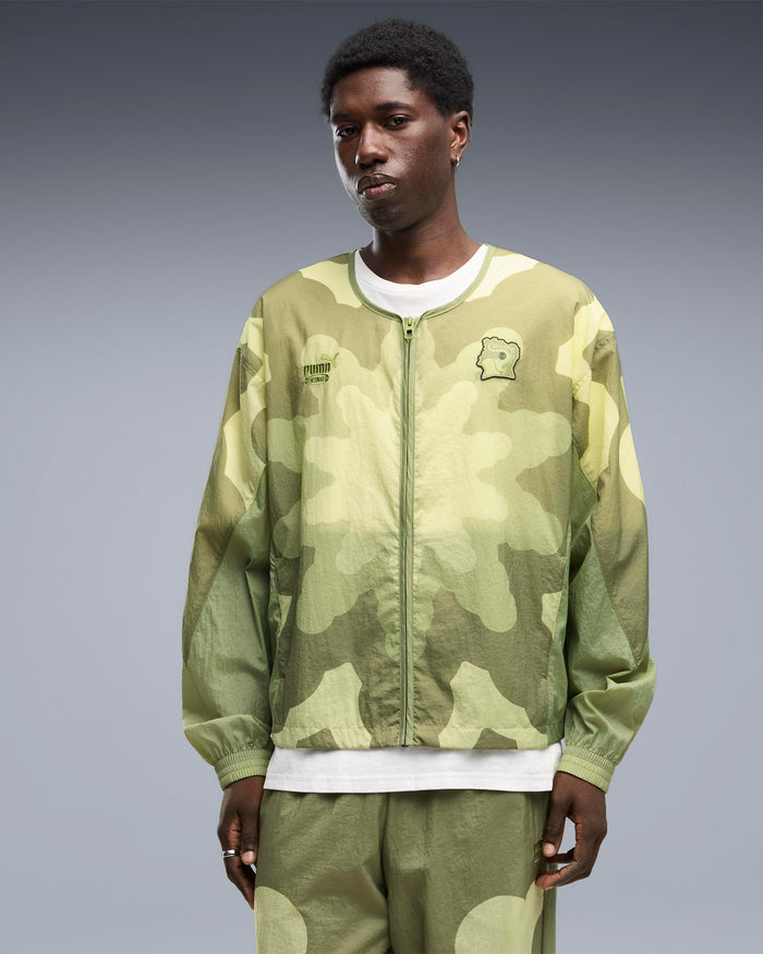 Jackets Coats Puma x Salehe Bembury x Ivory Coast "King" Logo Relaxed Men's Track Jacket - 635123-25