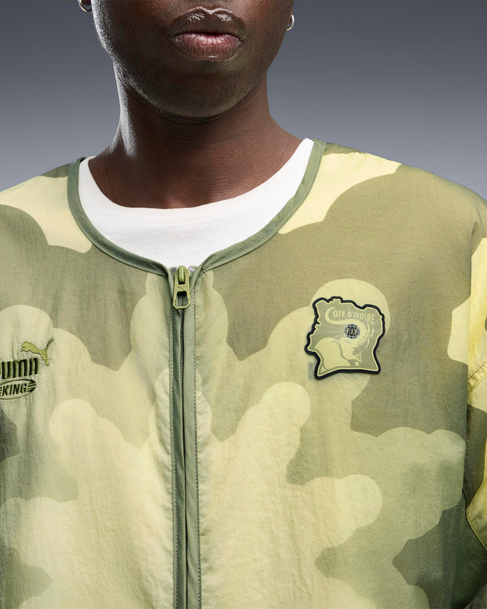 Jackets Coats Puma x Salehe Bembury x Ivory Coast "King" Logo Relaxed Men's Track Jacket - 635123-25
