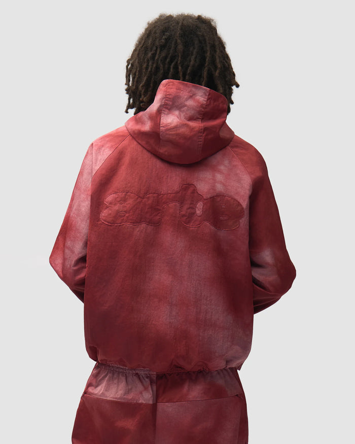 Jackets Coats Arte Antwerp Sunfade Aero with patches Relaxed Men's Track Jacket - AW26-106J-Bordeaux