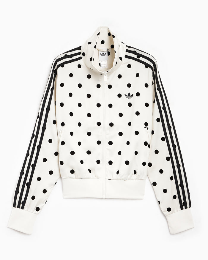 Jackets Coats adidas Originals Satin Polka Dots Crop Women's Track Jacket - KV1165