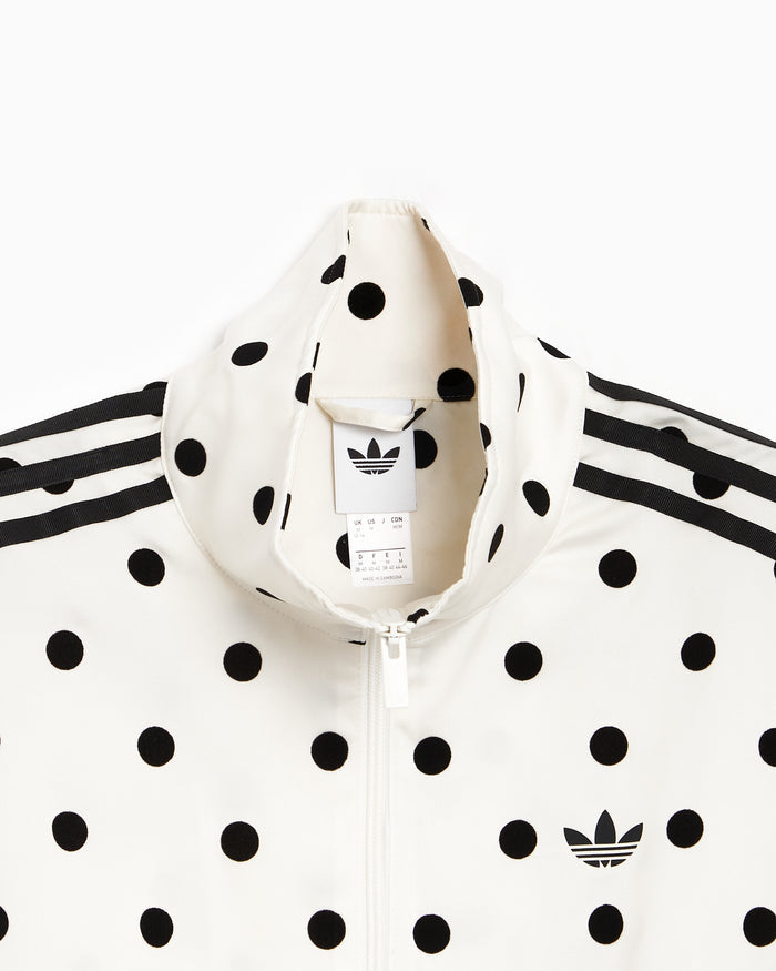 Jackets Coats adidas Originals Satin Polka Dots Crop Women's Track Jacket - KV1165
