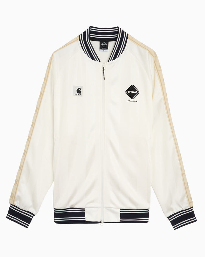 Jackets Coats Carhartt WIP x F.C. Real Bristol Striped Unisex Track Jacket - A261044-02XX
