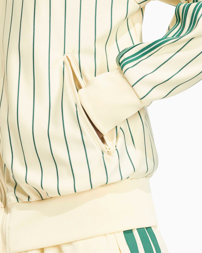 Jackets Coats adidas Originals Firebird Pinstripes Striped Relaxed Men's Track Jacket - KT4299