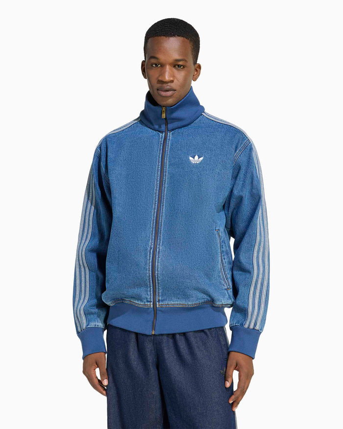 Jackets Coats adidas Originals Adicolor Denim Firebird Relaxed Men's Track Jacket - KD1517