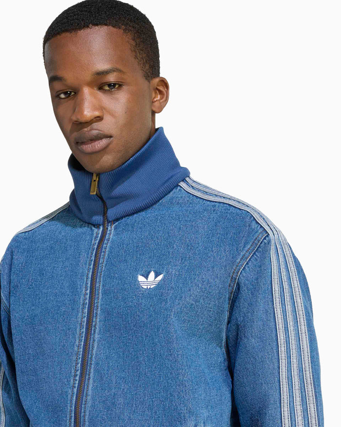 Jackets Coats adidas Originals Adicolor Denim Firebird Relaxed Men's Track Jacket - KD1517
