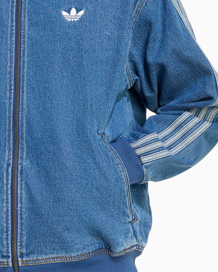 Jackets Coats adidas Originals Adicolor Denim Firebird Relaxed Men's Track Jacket - KD1517