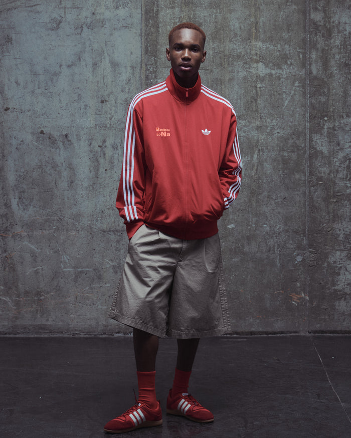Jackets Coats adidas Originals x Bad Bunny DtMF Tour Merch "Barcelona" Firebird Relaxed Men's Track Jacket - LG9052