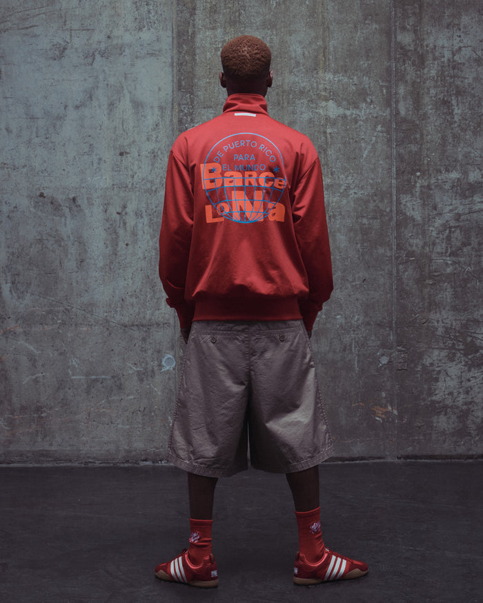 Jackets Coats adidas Originals x Bad Bunny DtMF Tour Merch "Barcelona" Firebird Relaxed Men's Track Jacket - LG9052