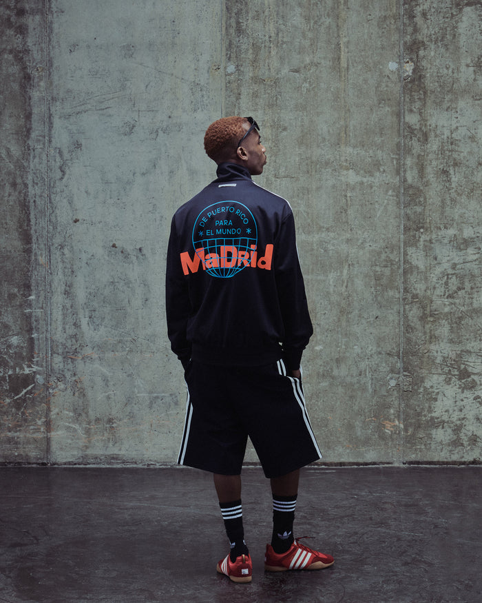 Jackets Coats adidas Originals x Bad Bunny DtMF Tour Merch "Madrid" Firebird Relaxed Men's Track Jacket - LG9056