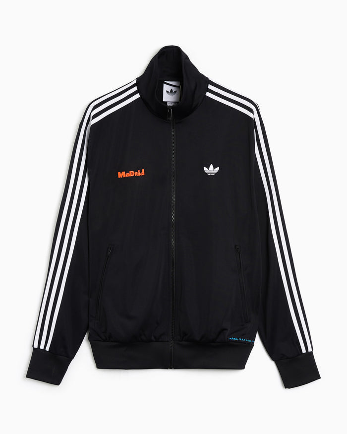 Jackets Coats adidas Originals x Bad Bunny DtMF Tour Merch "Madrid" Firebird Relaxed Men's Track Jacket - LG9056