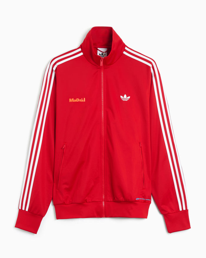 Jackets Coats adidas Originals x Bad Bunny DtMF Tour Merch "Madrid" Firebird Relaxed Men's Track Jacket - LG9055