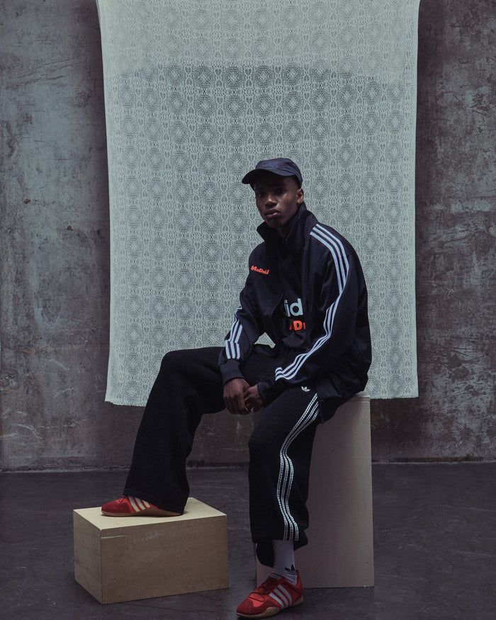 Jackets Coats adidas Originals x Bad Bunny DtMF Tour Merch "Madrid" Firebird Relaxed Men's Track Jacket - LG9056