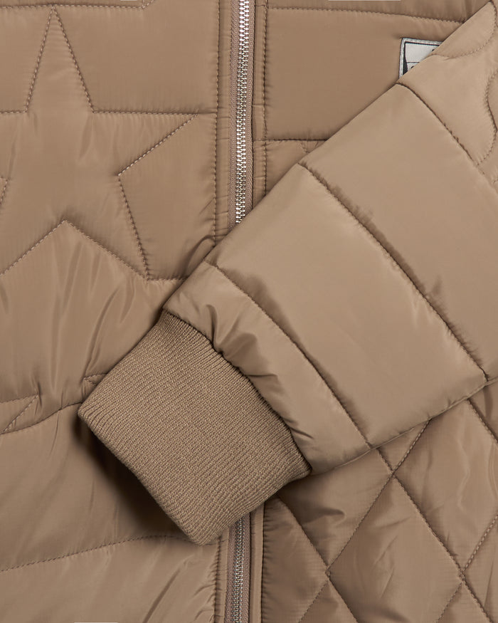 Jackets Coats Pleasures Stonehenge Quilted Men's Jacket Men's Quilted Jacket - P24W016-BROWN