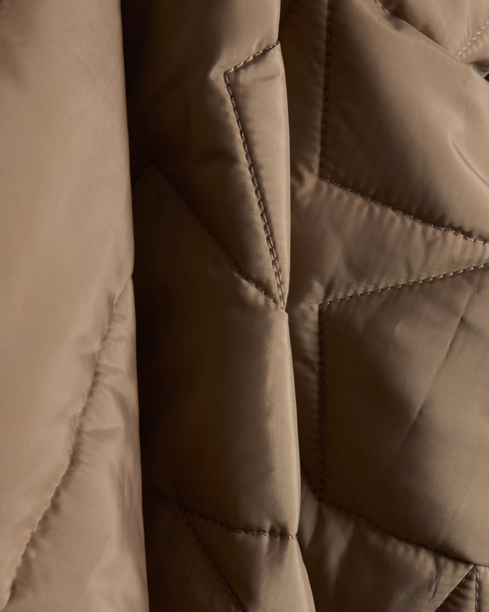 Jackets Coats Pleasures Stonehenge Quilted Men's Jacket Men's Quilted Jacket - P24W016-BROWN