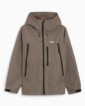 Jackets Coats OBEY Clothing Obsidian Plaid Relaxed Men's Rain Jacket - 121800639-VVR