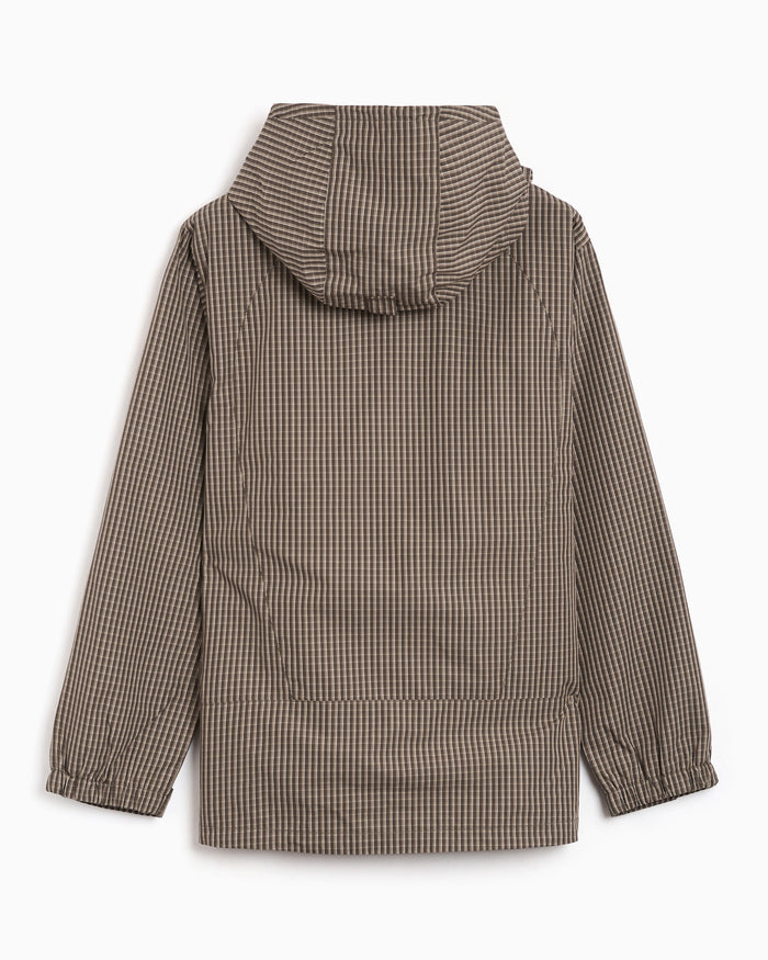 Jackets Coats OBEY Clothing Obsidian Plaid Relaxed Men's Rain Jacket - 121800639-VVR