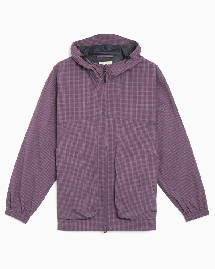 Jackets Coats Snow Peak Kasuri Ripstop Plaid Relaxed Unisex Rain Jacket - 100261JK04-084