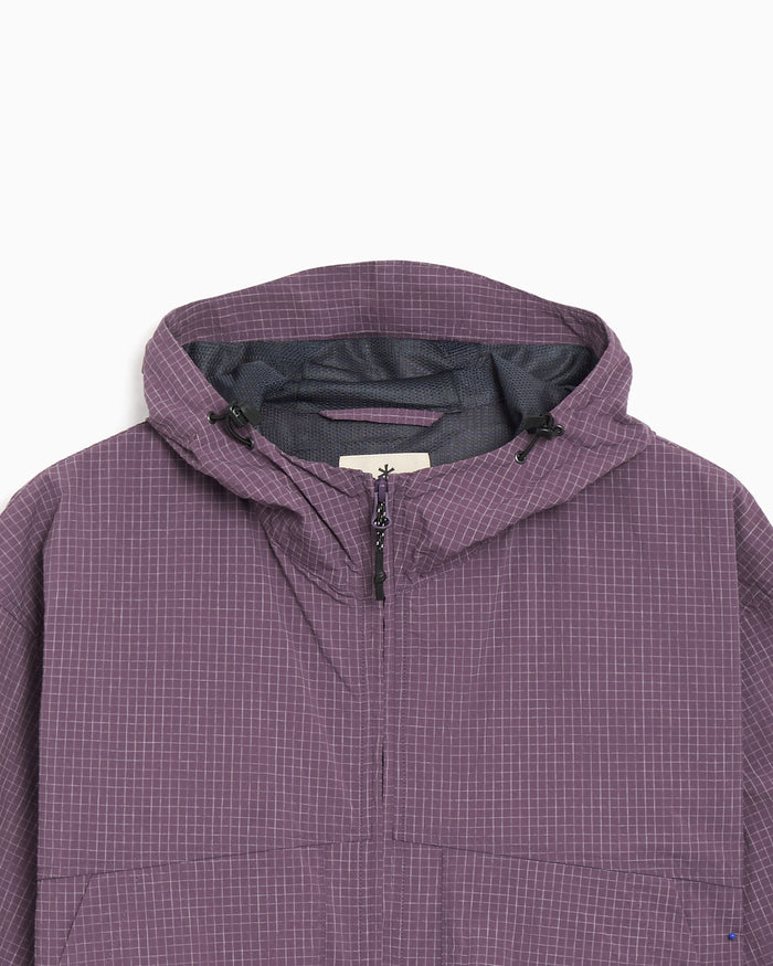 Jackets Coats Snow Peak Kasuri Ripstop Plaid Relaxed Unisex Rain Jacket - 100261JK04-084