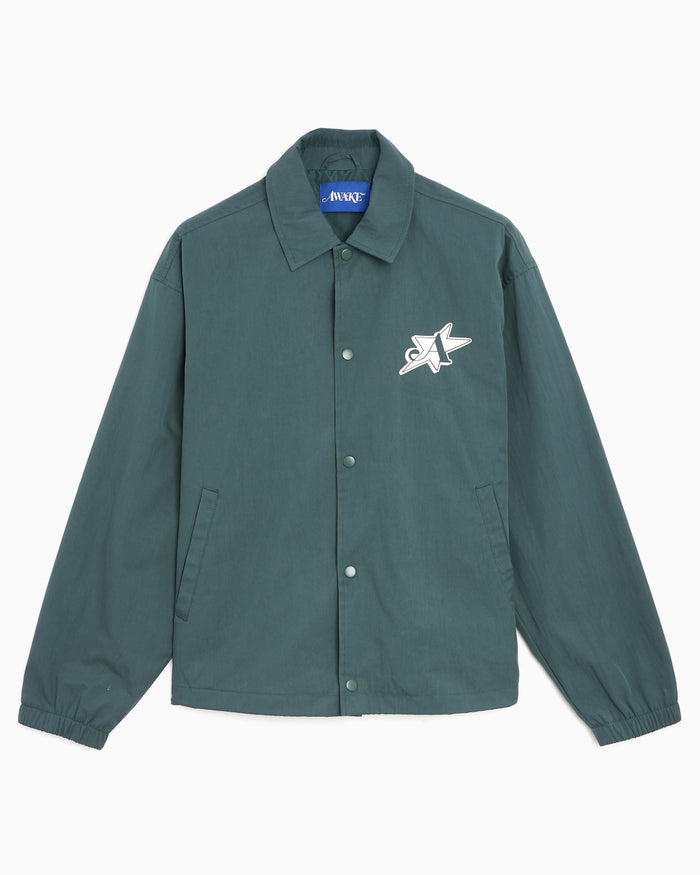 Jackets Coats Awake NY LES Community Graphic Men's Light Jacket - AWK-SP26-OT003-TEAL