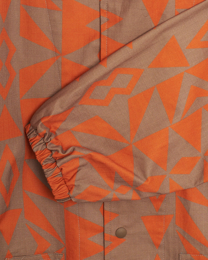 Jackets Coats South2 West8 Coach Graphic Relaxed Men's Light Jacket - QV547-A-Native ST