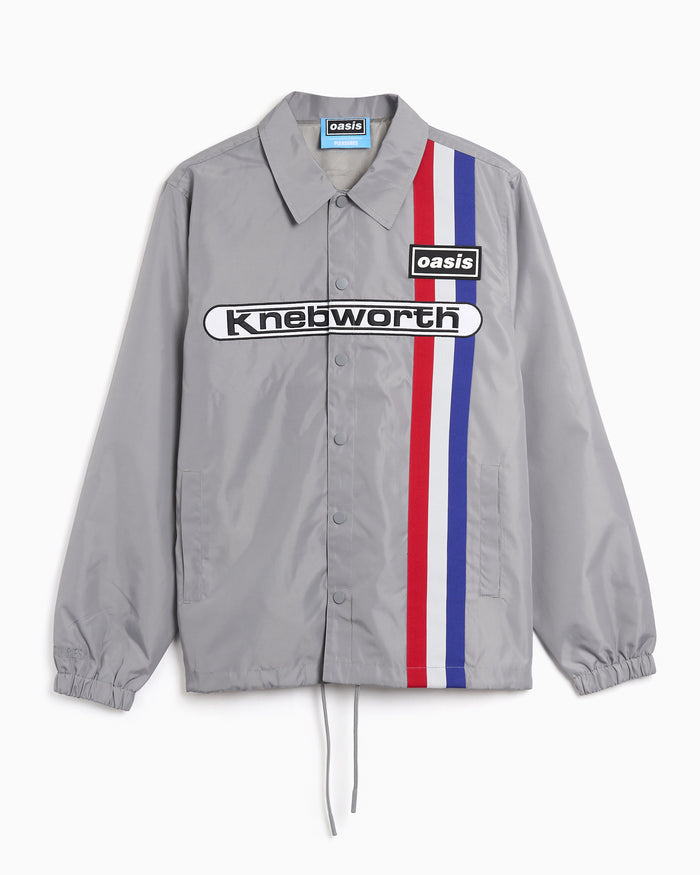 Jackets Coats Pleasures x Oasis Supersonic Logo Men's Light Jacket - P26OA006-STEEL