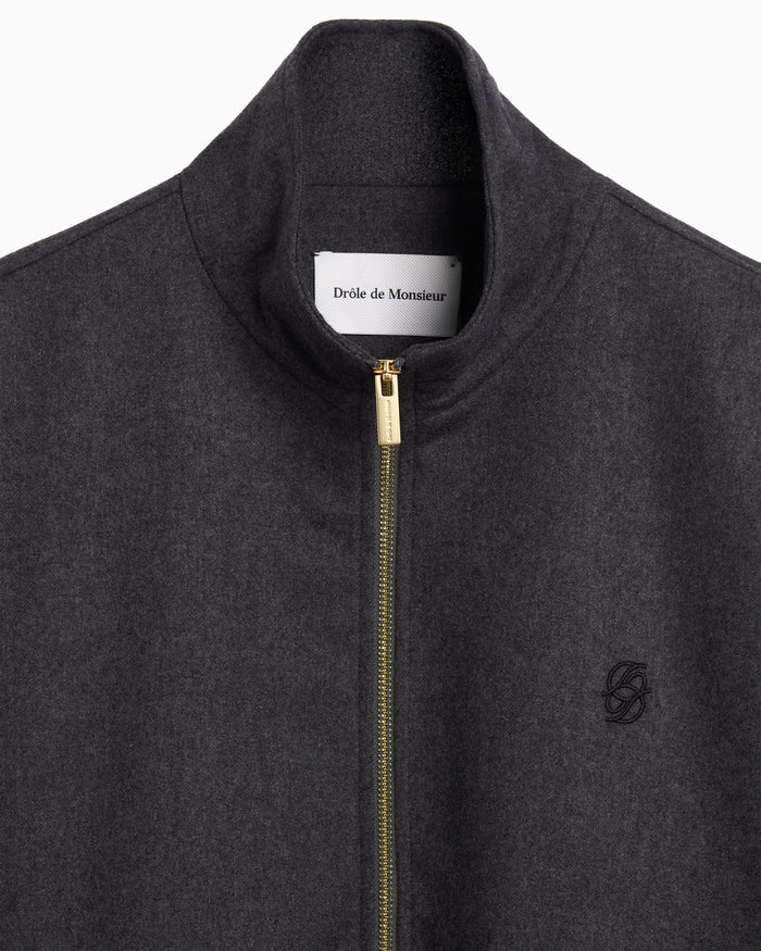 Jackets Coats Drôle de Monsieur Flannel Men's Light Jacket - JT234-WV008-GY