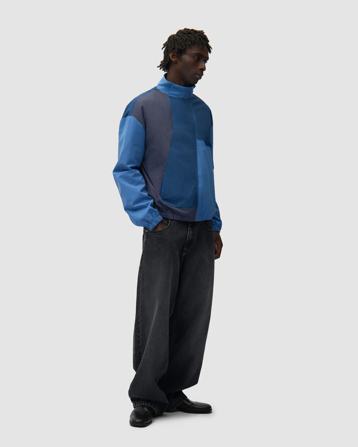 Jackets Coats Arte Antwerp Curve Zipper Relaxed Men's Light Jacket - SS26-037J-Blue