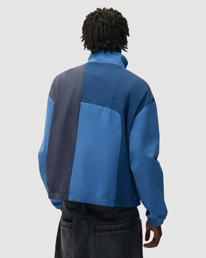 Jackets Coats Arte Antwerp Curve Zipper Relaxed Men's Light Jacket - SS26-037J-Blue