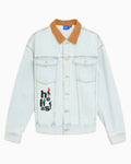 Jackets Coats Hélas. Jazzy Embroidered Men's Denim Jacket - A06S1D1JKTJEA01