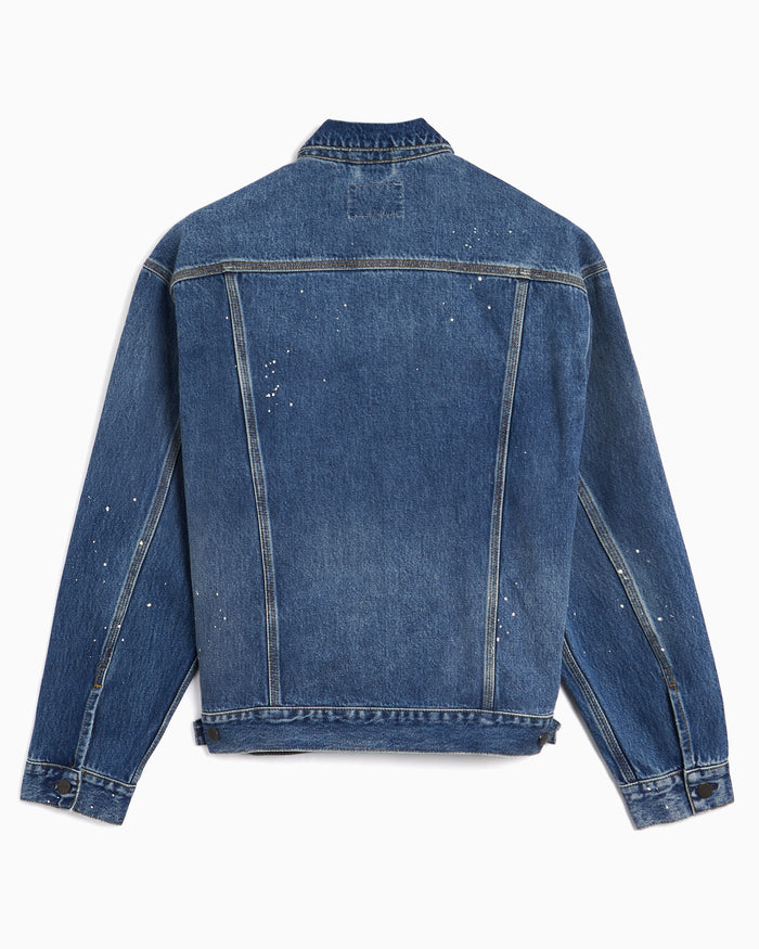 Jackets Coats Carhartt WIP Helston Boxy Men's Denim Jacket - I033352-01EJ