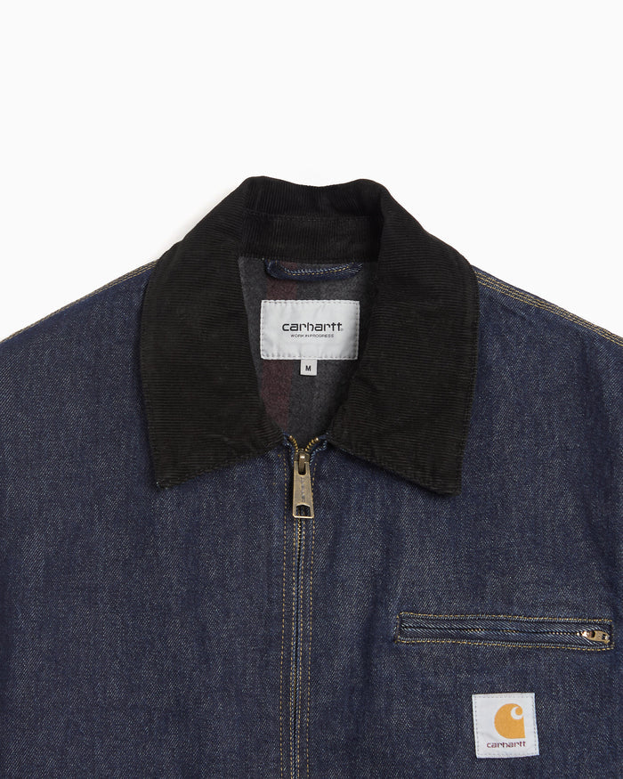 Jackets Coats Carhartt WIP OG Detroit Winter Boxy Unisex Denim Jacket - I037535-B8902