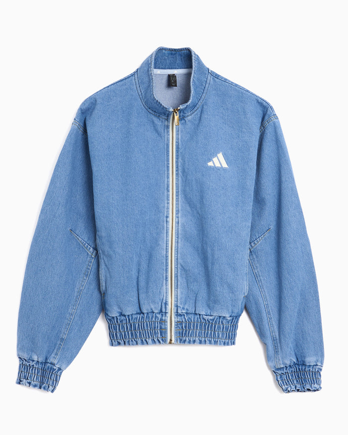 Jackets Coats adidas Originals Stadium Washed Boxy Women's Denim Jacket - KV0625