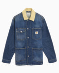 Jackets Coats Carhartt WIP Warren Chore Oversize Unisex Denim Jacket - I036592-2XN4L