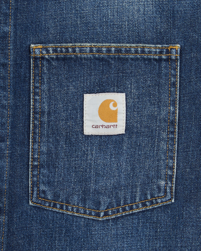 Jackets Coats Carhartt WIP Warren Chore Oversize Unisex Denim Jacket - I036592-2XN4L