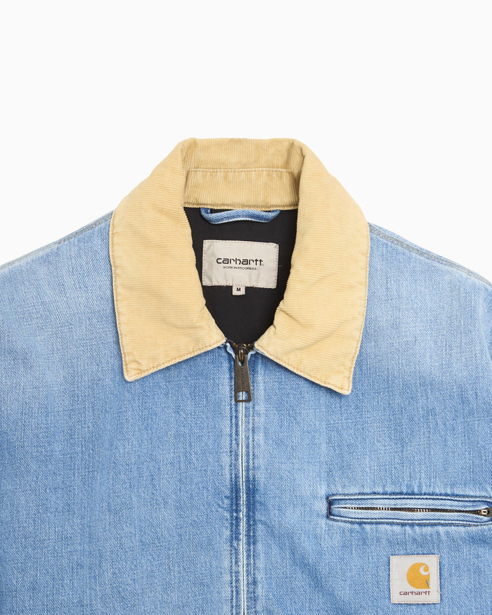 Jackets Coats Carhartt WIP OG Detroit Relaxed Unisex Denim Jacket - I036593-2XNUR