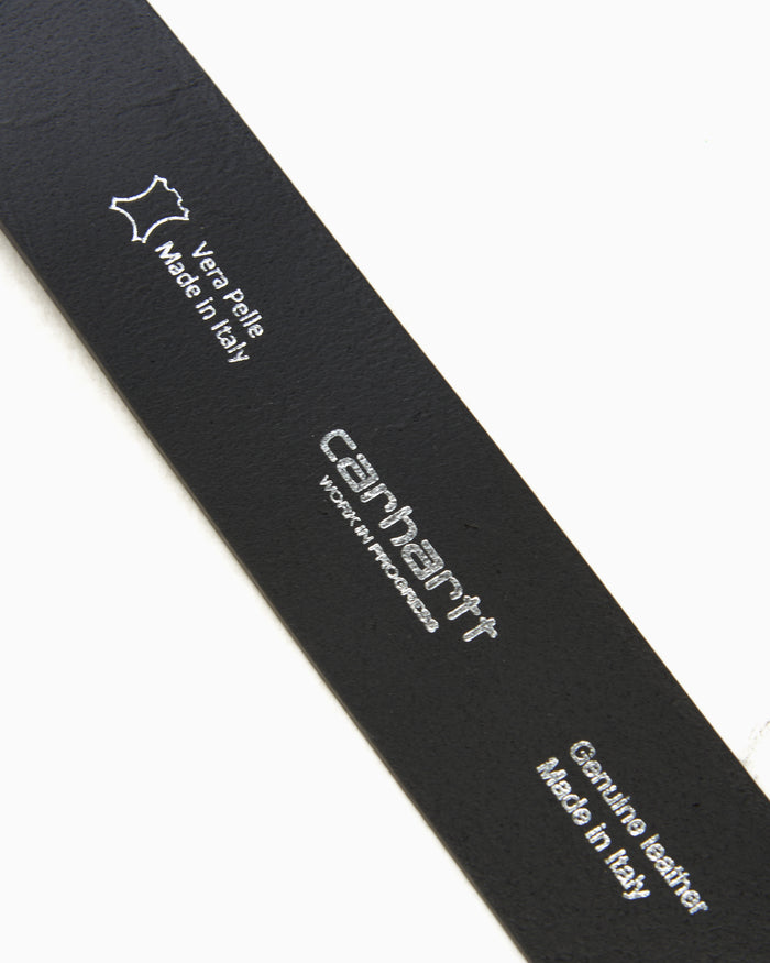 Belts Carhartt WIP Script Leather Unisex Belt - I030992-00EXX