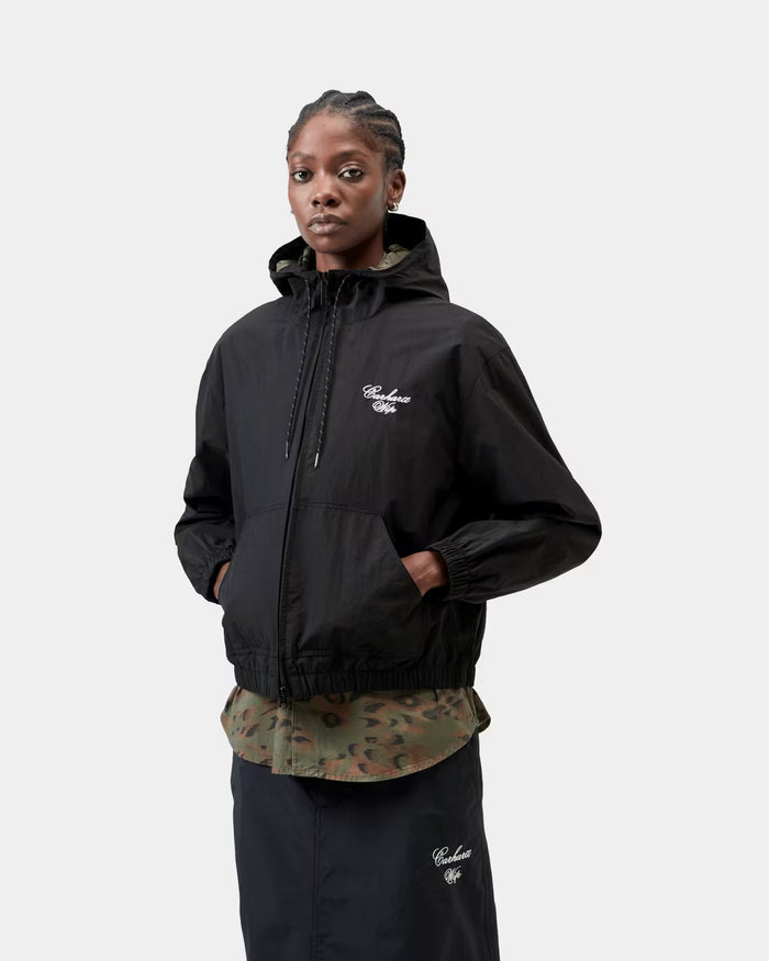 Jackets Coats Carhartt WIP Travon Logo Relaxed Women's Windbreaker - I036797-K02XX