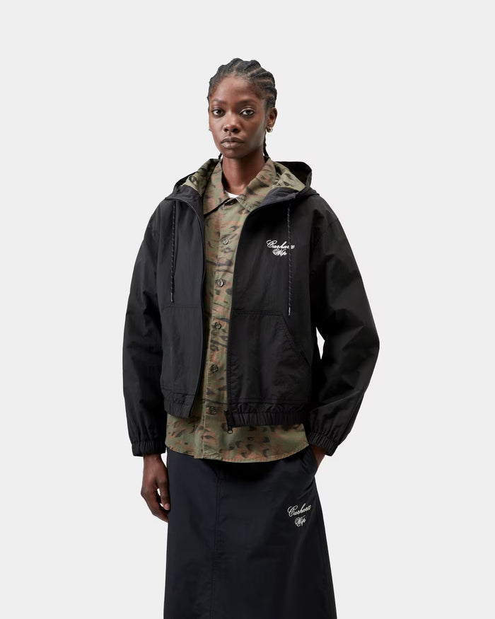 Jackets Coats Carhartt WIP Travon Logo Relaxed Women's Windbreaker - I036797-K02XX