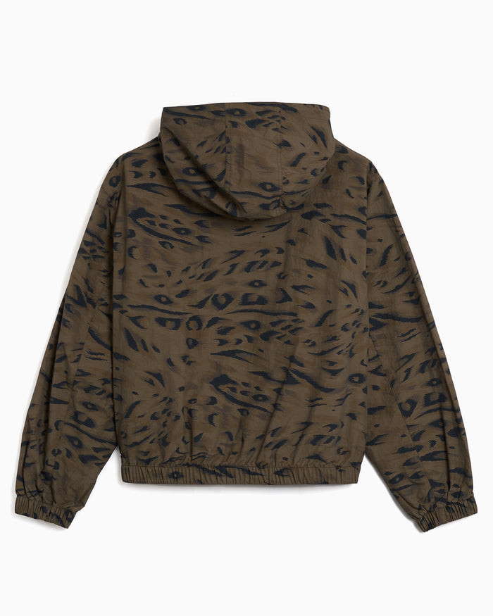 Jackets Coats Carhartt WIP Travon Camo Print Relaxed Women's Windbreaker - I036797-3TDXX