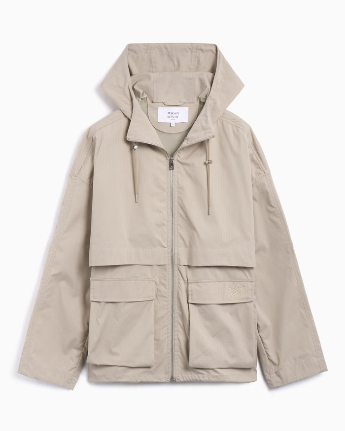Jackets Coats Maison Kitsuné Maison Kitsuné Men's Windbreaker Jacket Relaxed Men's Windbreaker - OM02113WW9056-0119