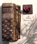 Dabu Chanderi Handblock Printed Saree