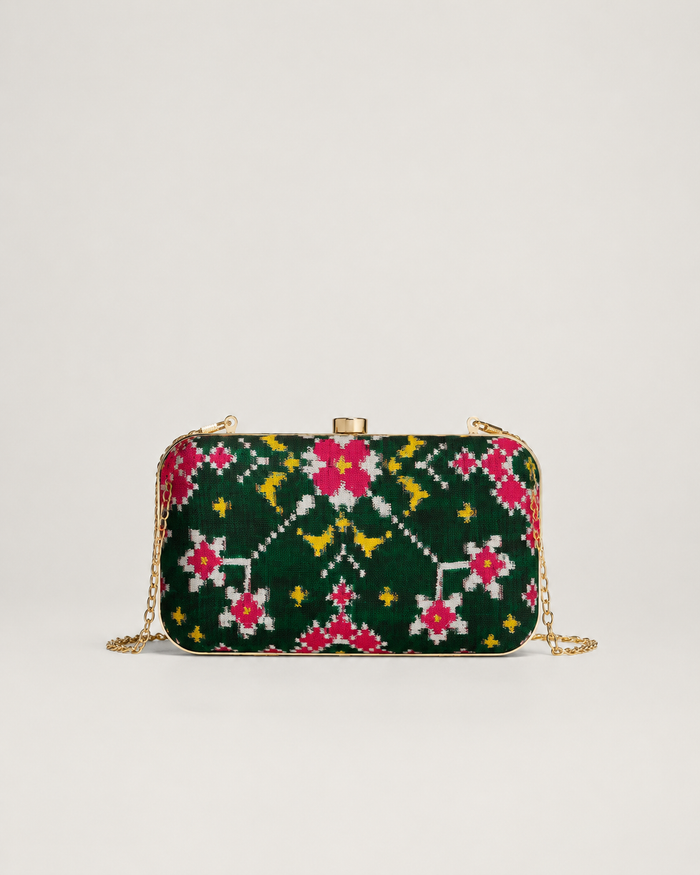 Double IKAT PATOLA PURSE
