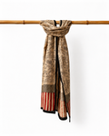 Exclusive Amounee Bagru Hand Block Printed Chanderi Stole
