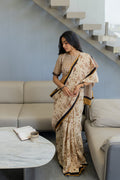 Exclusive Amounee Bagru Hand Block Printed Cotton Saree