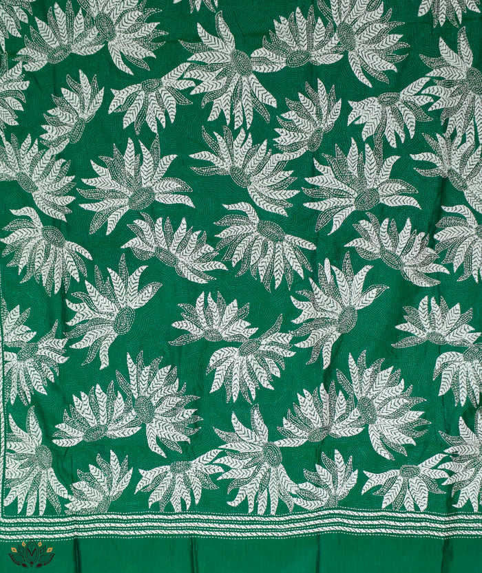 Exclusive Amounee Kantha Embroidered Art Silk Dupatta